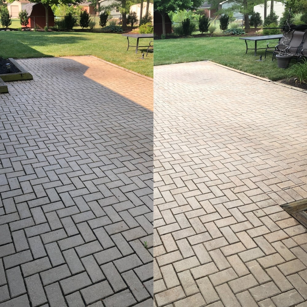 House Wash & Paver Cleaning for Summer Party in Fishers, IN